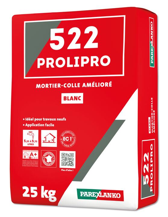 Клей для каменю 522 PROLIPRO 25кг, білий 